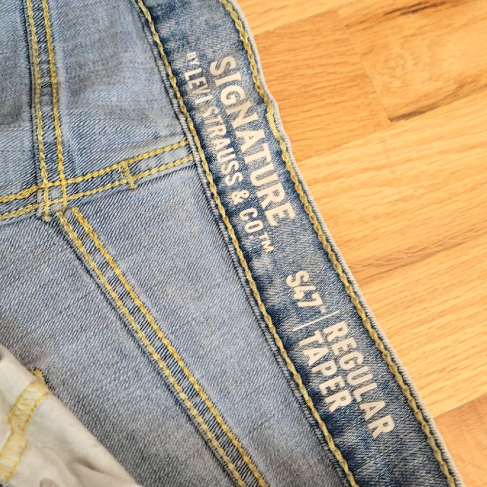 Signature Levi Strauss men's S47 Regular tapered Jeans size 31 - Picture 3 of 5